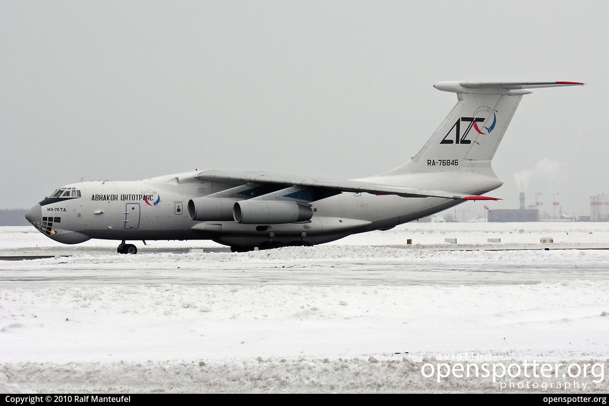 RA-76846 - Aviacon Zitotrans Ilyushin Il-76TD at Berlin-Schönefeld International Airport (SXF/EDDB) taken by Ralf Manteufel | openspotter.org | ID: 2080