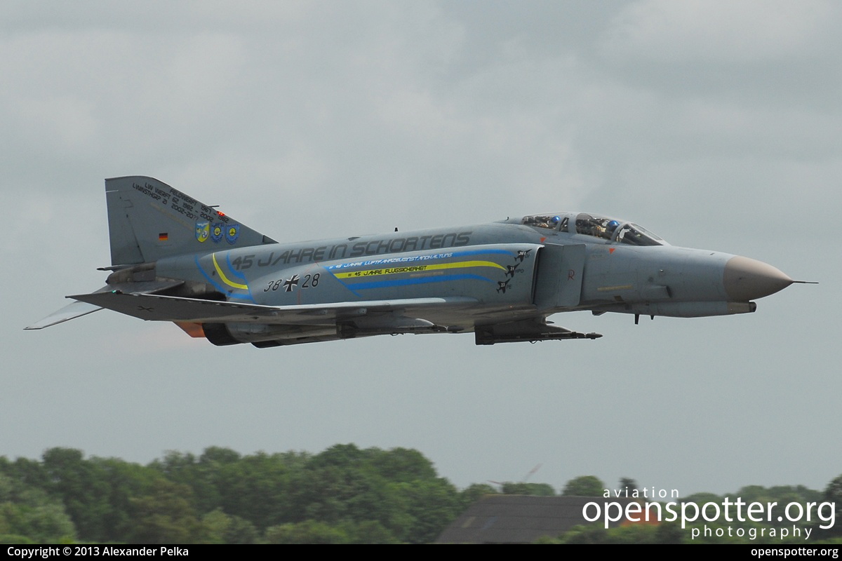 38+28 - German Air Force (Luftwaffe) McDonnell Douglas F-4F Phantom II at Fliegerhorst Wittmundhafen (ETNT) taken by Alexander Pelka | openspotter.org | ID: 21201