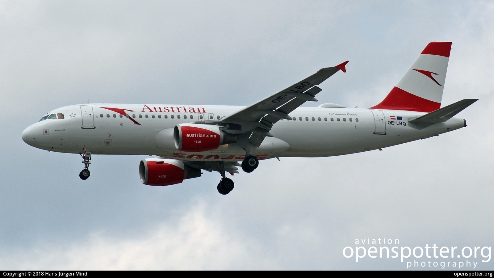 OE-LBQ - Austrian Airlines Airbus A320-214 at Berlin-Tegel Airport (TXL/EDDT) taken by Hans-Jürgen Mind | openspotter.org | ID: 54907