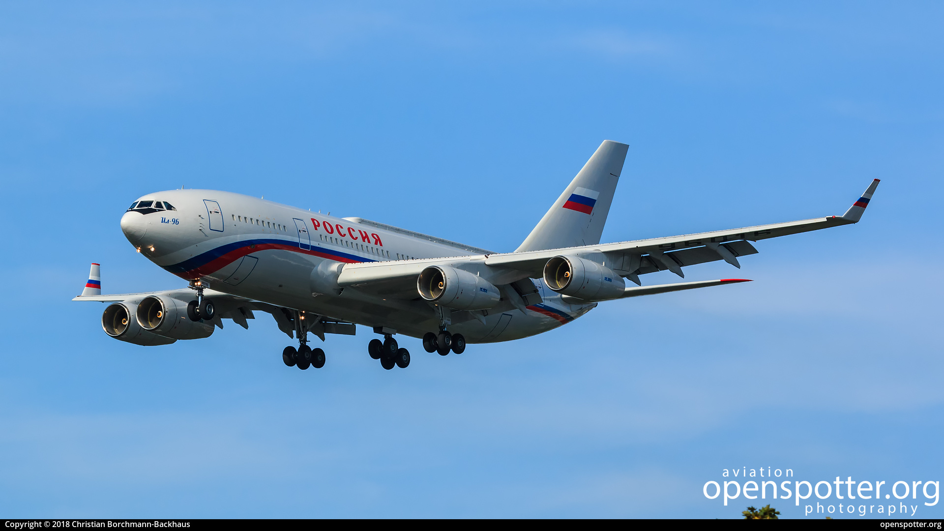 RA-96016 - Rossiya - Special Flight Detachment Ilyushin Il-96-300PU at Berlin-Tegel Airport (TXL/EDDT) taken by Christian Borchmann-Backhaus | openspotter.org | ID: 56227
