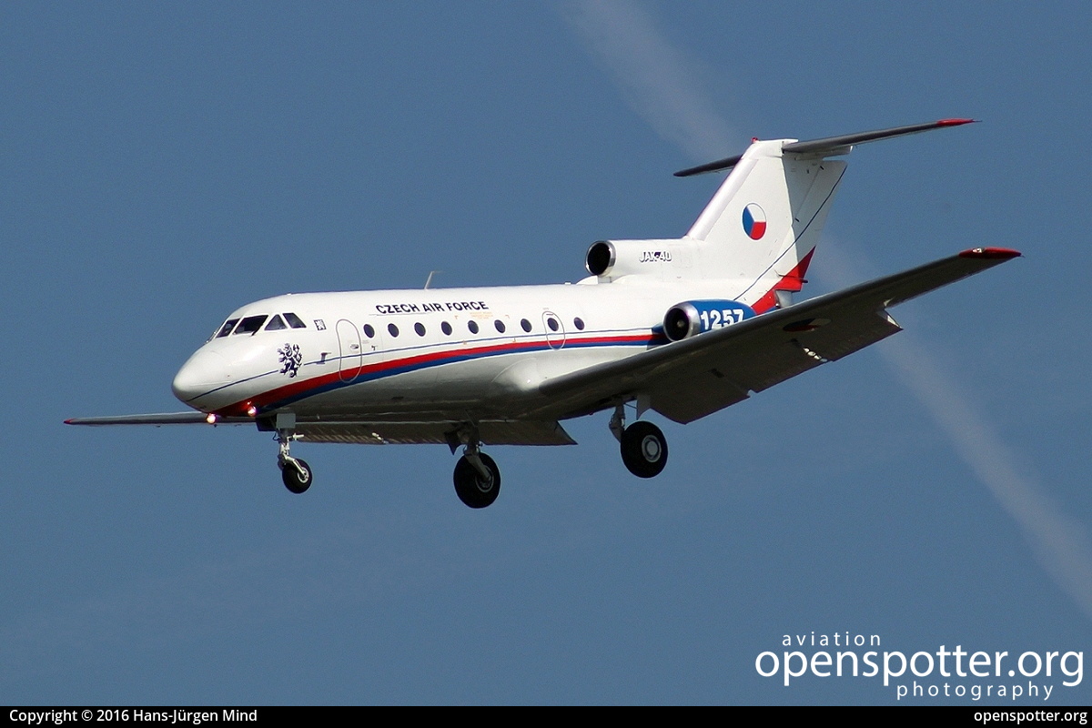 1257 - Czech Air Force Yakovlev Yak-40K at Berlin-Tegel Airport (TXL/EDDT) taken by Hans-Jürgen Mind | openspotter.org | ID: 31742