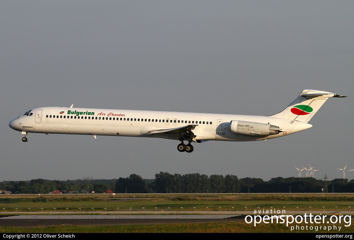 LZ-LDC - Bulgarian Air Charter McDonnell Douglas MD-82 at Berlin-Schönefeld International Airport (SXF/EDDB) taken by Oliver Scheich | openspotter.org | ID: 3740
