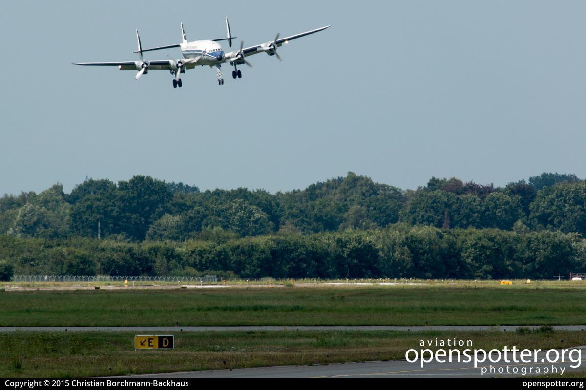 HB-RSC - Breitling (Super Constellation Flyers) Lockheed C-121C Super Constellation(L-1049F) at Hamburg Airport (Fuhlsbüttel Airport) (HAM/EDDH) taken by Christian Borchmann-Backhaus | openspotter.org | ID: 24313