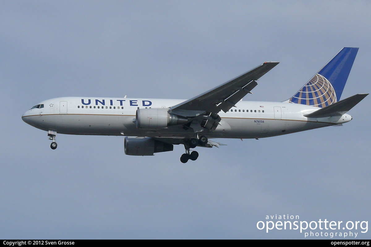 N76156 - United Airlines Boeing 767-224(ER) at Schiphol Airport (AMS/EHAM) taken by Sven Grosse | openspotter.org | ID: 3198