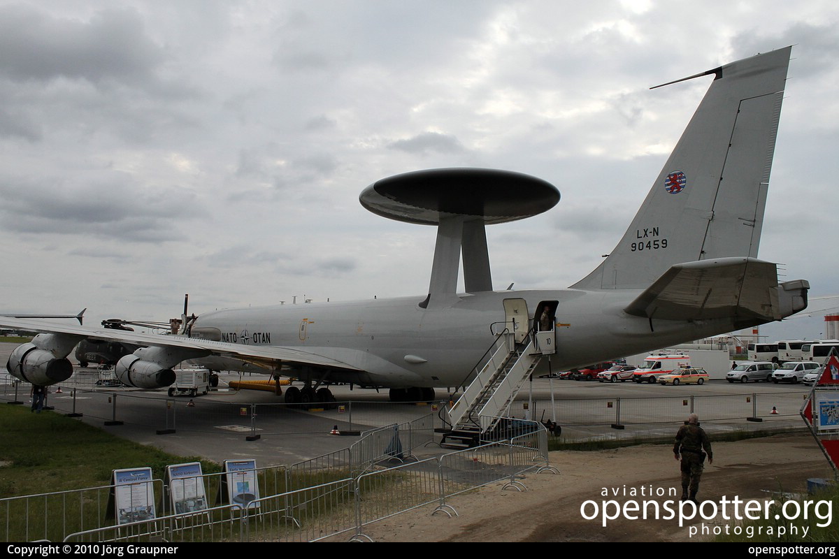 LX-N90459 - NATO / OTAN	 Boeing E-3A Sentry (707-300) at Berlin-Schönefeld International Airport (SXF/EDDB) taken by Jörg Graupner | openspotter.org | ID: 22532