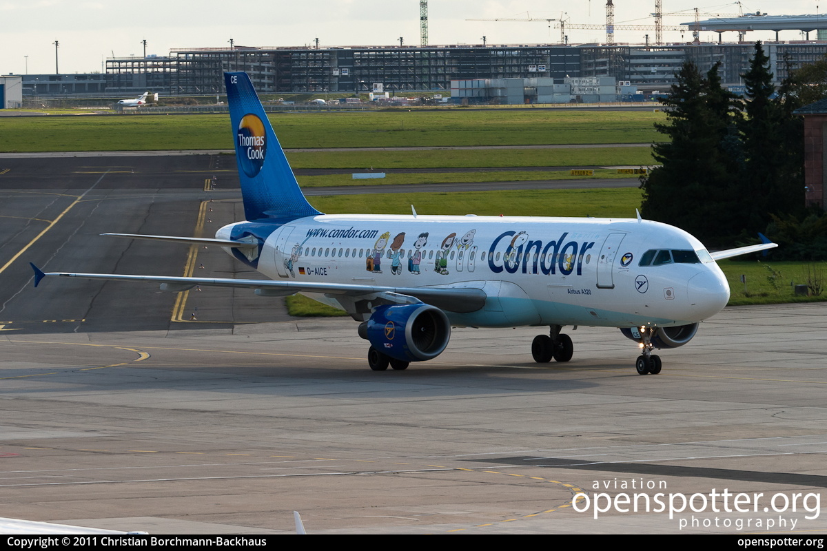 D-AICE - Condor Airbus A320-212 at Berlin-Schönefeld International Airport (SXF/EDDB) taken by Christian Borchmann-Backhaus | openspotter.org | ID: 1705