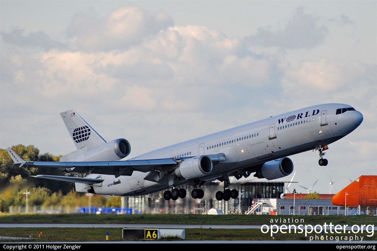 N270WA - World Airways McDonnell Douglas MD-11 at Leipzig/Halle Airport (LEJ/EDDP) taken by Holger Zengler | openspotter.org | ID: 11416