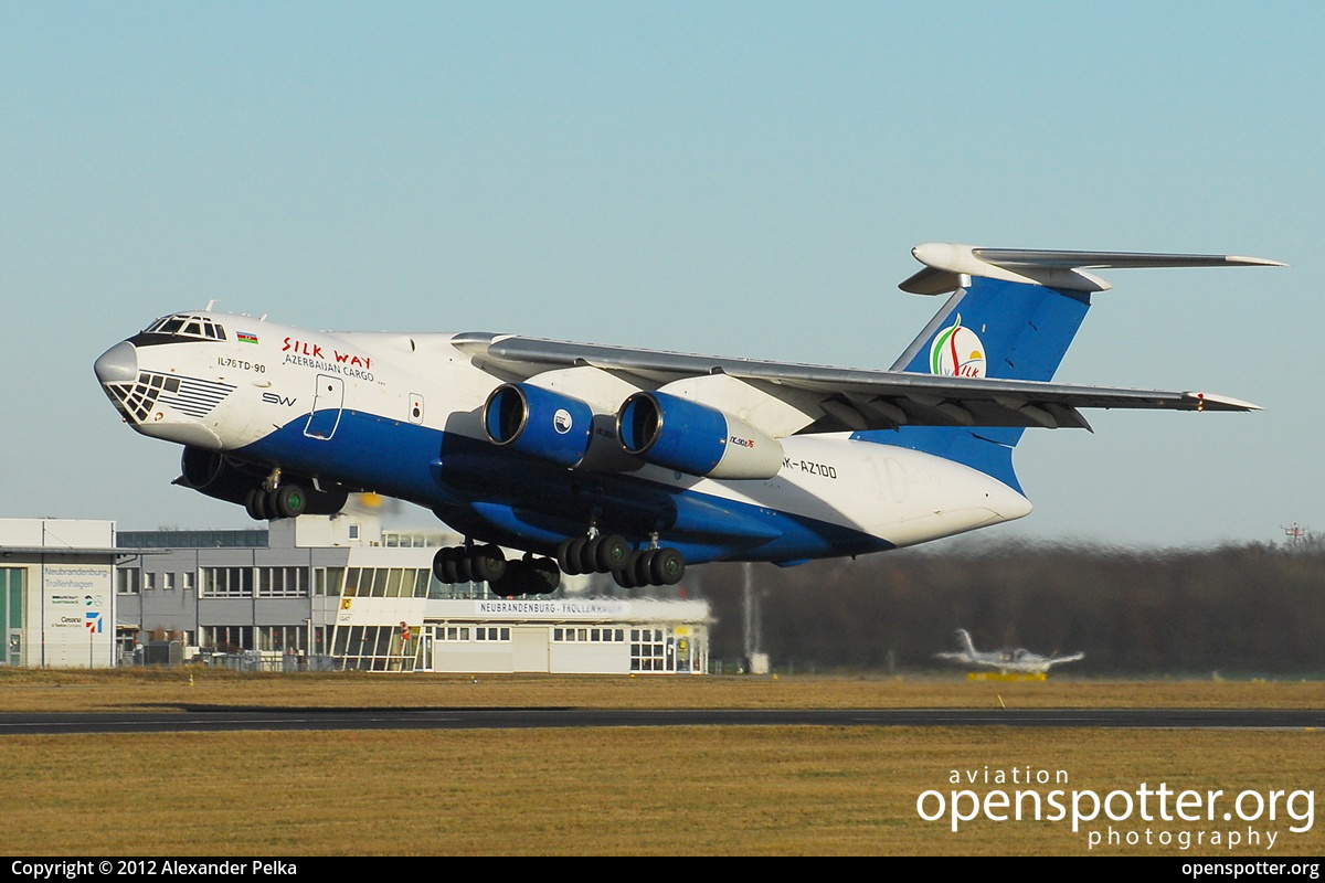 4K-AZ100 - Silk Way Airlines Ilyushin Il-76TD-90SW at Neubrandenburg Airport (FNB/ETNU) taken by Alexander Pelka | openspotter.org | ID: 9033