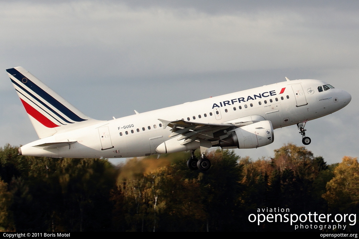 F-GUGG - Air France Airbus A318-111 at Hamburg Airport (Fuhlsbüttel Airport) (HAM/EDDH) taken by Boris Motel | openspotter.org | ID: 1787
