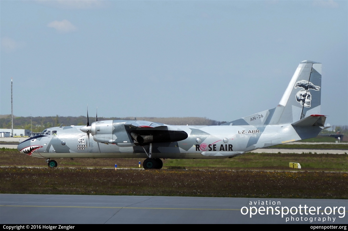 LZ-ABR - Bright Aviation Services Antonov An-26 at Leipzig/Halle Airport (LEJ/EDDP) taken by Holger Zengler | openspotter.org | ID: 29480