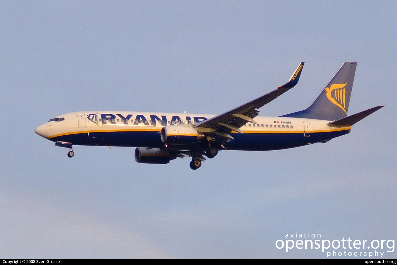 EI-DPF - Ryanair Boeing 737-8AS(WL) at Berlin-Schönefeld International Airport (SXF/EDDB) taken by Sven Grosse | openspotter.org | ID: 40301