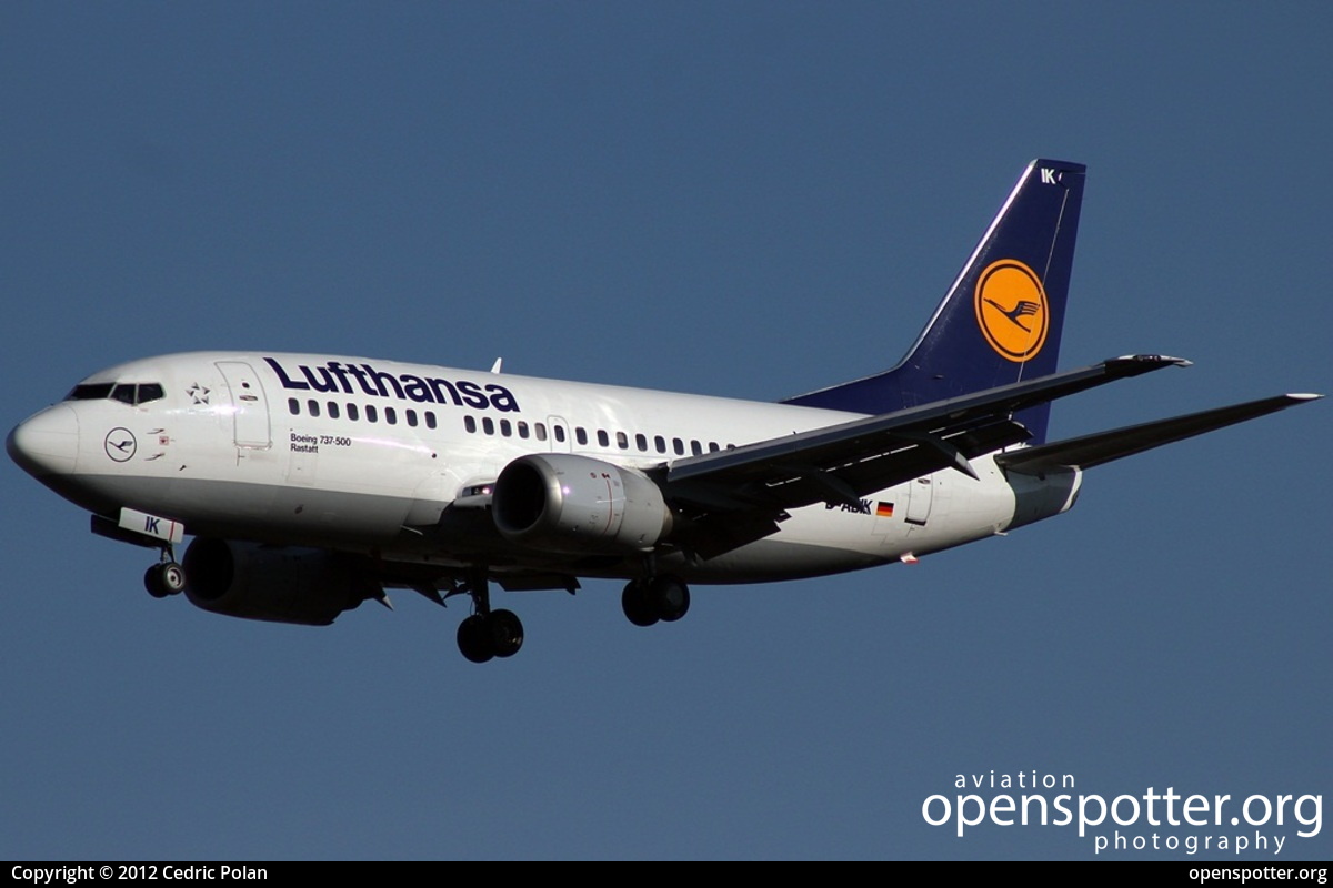 D-ABIK - Lufthansa Boeing 737-530 at Frankfurt International Airport (FRA/EDDF) taken by Cedric Polan | openspotter.org | ID: 4898