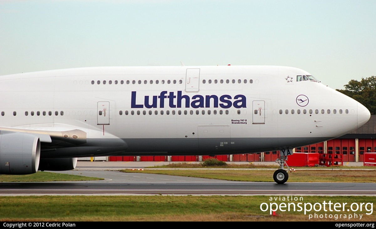 D-ABYA - Lufthansa Boeing 747-830 at Frankfurt International Airport (FRA/EDDF) taken by Cedric Polan | openspotter.org | ID: 4750