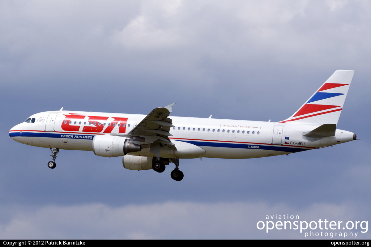 OK-MEH - Czech Airlines Airbus A320-214 at Berlin-Schönefeld International Airport (SXF/EDDB) taken by Patrick Barnitzke | openspotter.org | ID: 38910