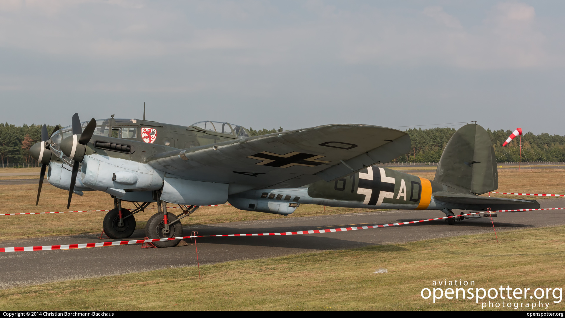 G1-AD - Luftwaffe (German Airforce WW2) Casa C-2.111 (Heinkel He-111 H16) at RAF Gatow (GWW/EDBG) taken by Christian Borchmann-Backhaus | openspotter.org | ID: 71155