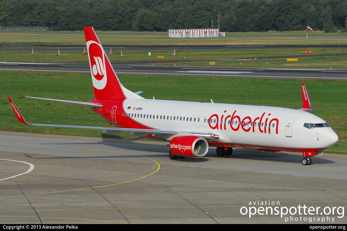 D-ABMR - Air Berlin Boeing 737-86J(WL) at Berlin-Tegel Airport (TXL/EDDT) taken by Alexander Pelka | openspotter.org | ID: 10627