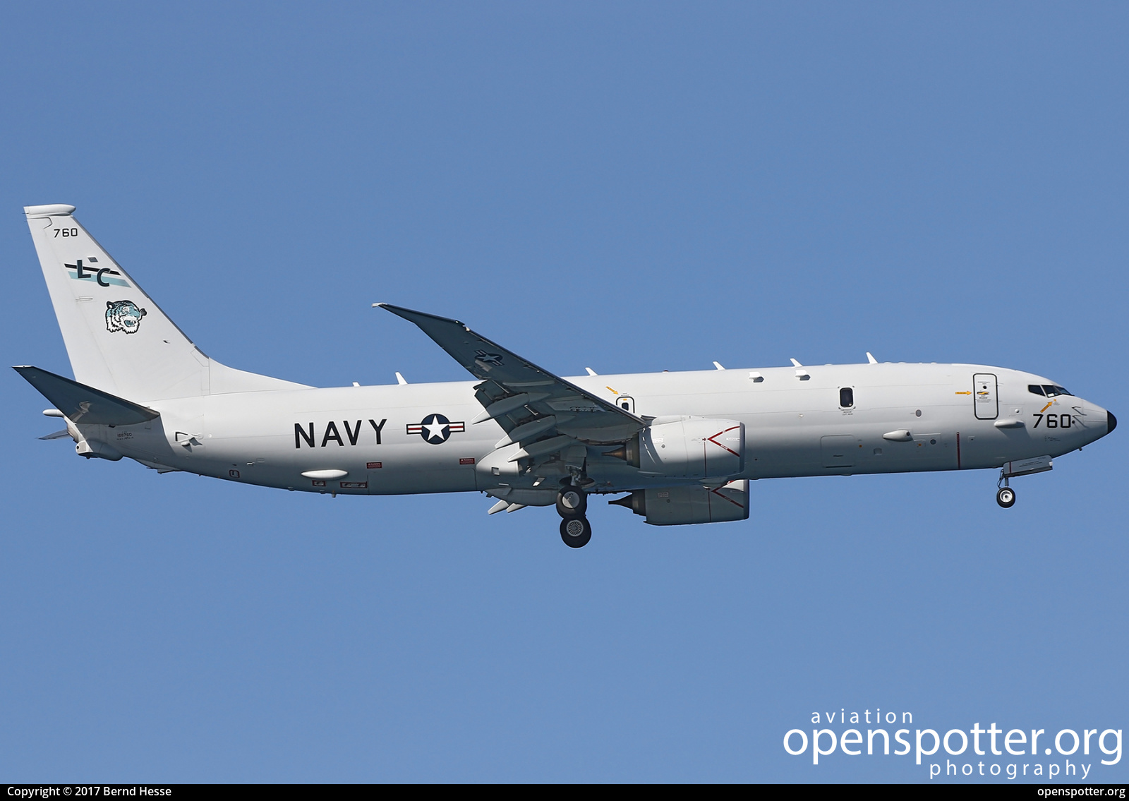 168760 - US Navy (USN) Boeing P-8A Poseidon at Kadena Airbase (DNA/RODN) taken by Bernd Hesse | openspotter.org | ID: 50564