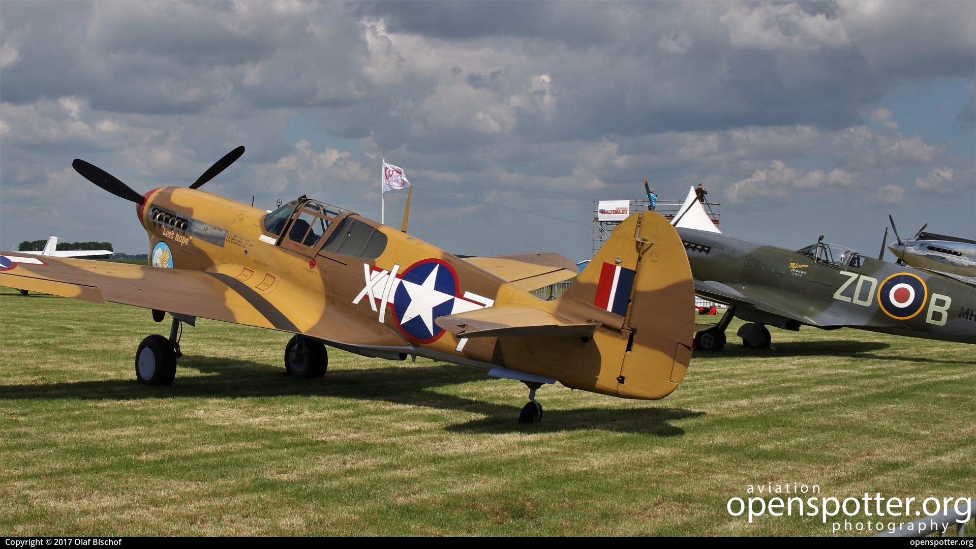 G-CGZP - The Fighter Collection Curtiss P-40F Warhawk at Oostwold Airport (EHOW) taken by Olaf Bischof | openspotter.org | ID: 45562