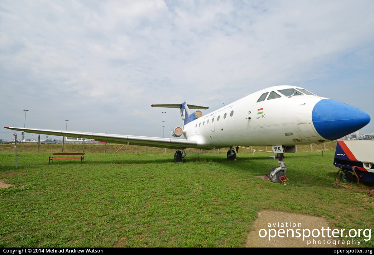 HA-YLR - Malév Hungarian Airlines Yakovlev Yak-40 at Budapest Ferihegy International Airport (BUD/LHBP) taken by Mehrad Andrew Watson | openspotter.org | ID: 19720