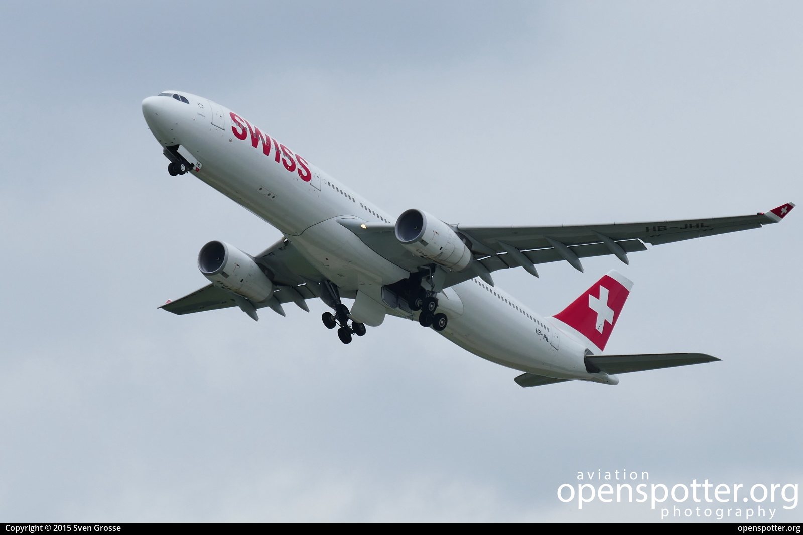 HB-JHL - Swiss Airbus A330-343X at Zurich International Airport (ZRH/LSZH) taken by Sven Grosse | openspotter.org | ID: 39979