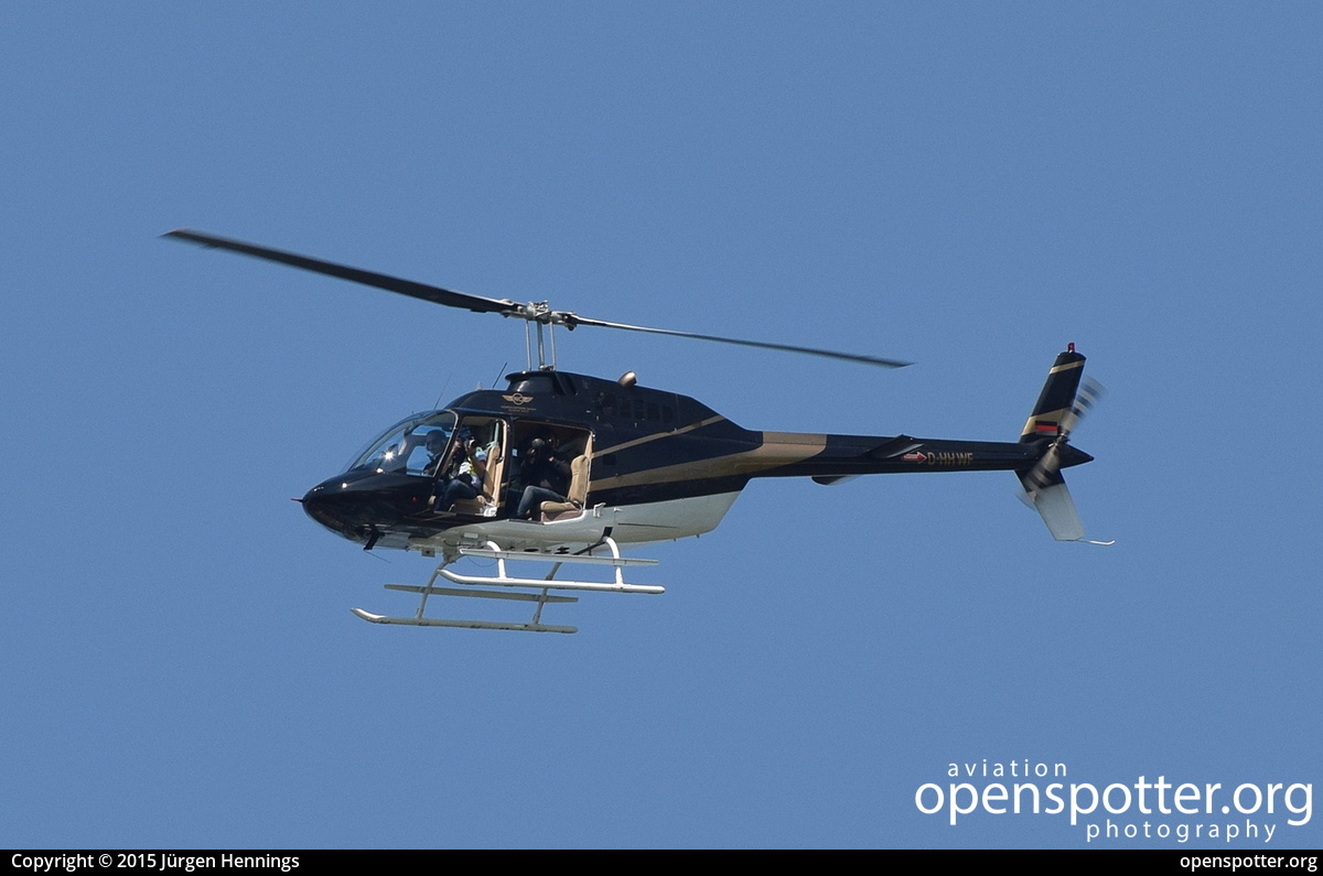 D-HHWF - Private / Untitled Bell 206B JetRanger III at Hamburg Airport (Fuhlsbüttel Airport) (HAM/EDDH) taken by Jürgen Hennings | openspotter.org | ID: 34776