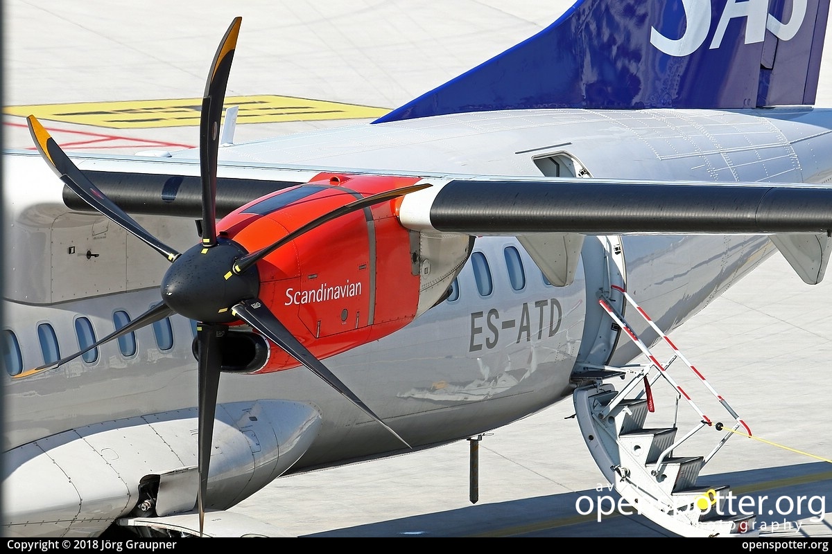 ES-ATD - Scandinavian Airlines ATR 72-600 (72-212A) at Hanover-Langenhagen Airport (HAJ/EDDV) taken by Jörg Graupner | openspotter.org | ID: 55501