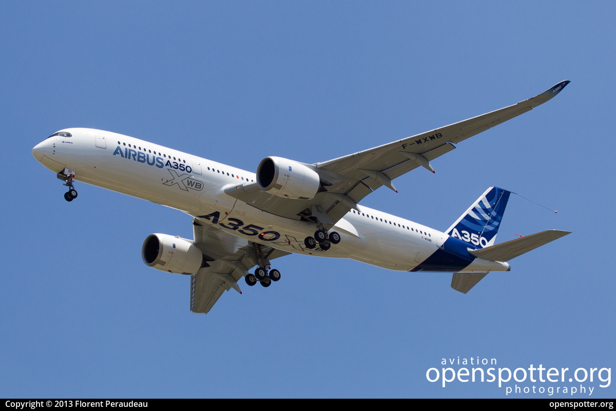 F-WXWB - Airbus Industrie Airbus A350-941 at Toulouse Blagnac International Airport (TLS/LFBO) taken by Florent Peraudeau | openspotter.org | ID: 7420