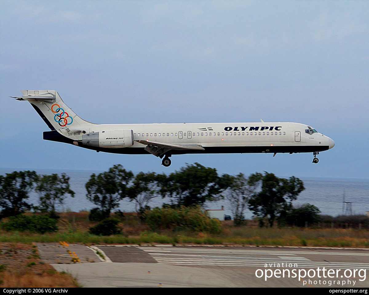 SX-BOB - Olympic Airlines Boeing 717-2K9 at Rhodes International Airport, Diagoras (RHO/LGRP) taken by VG Archiv | openspotter.org | ID: 68946