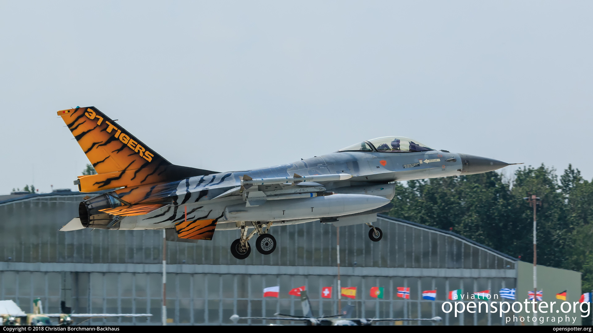 FA-116 - Belgian Air Force SABCA F-16AM Fighting Falcon at Poznan-Krzesiny (EPKS) taken by Christian Borchmann-Backhaus | openspotter.org | ID: 54655
