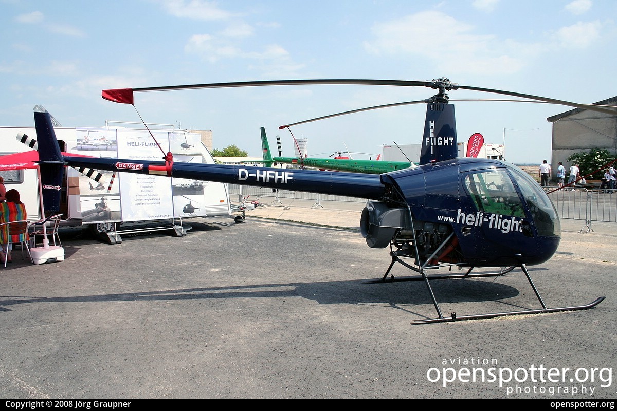 D-HFHF - HELI-FLIGHT Robinson R22 Beta at Berlin-Schönefeld International Airport (SXF/EDDB) taken by Jörg Graupner | openspotter.org | ID: 19501