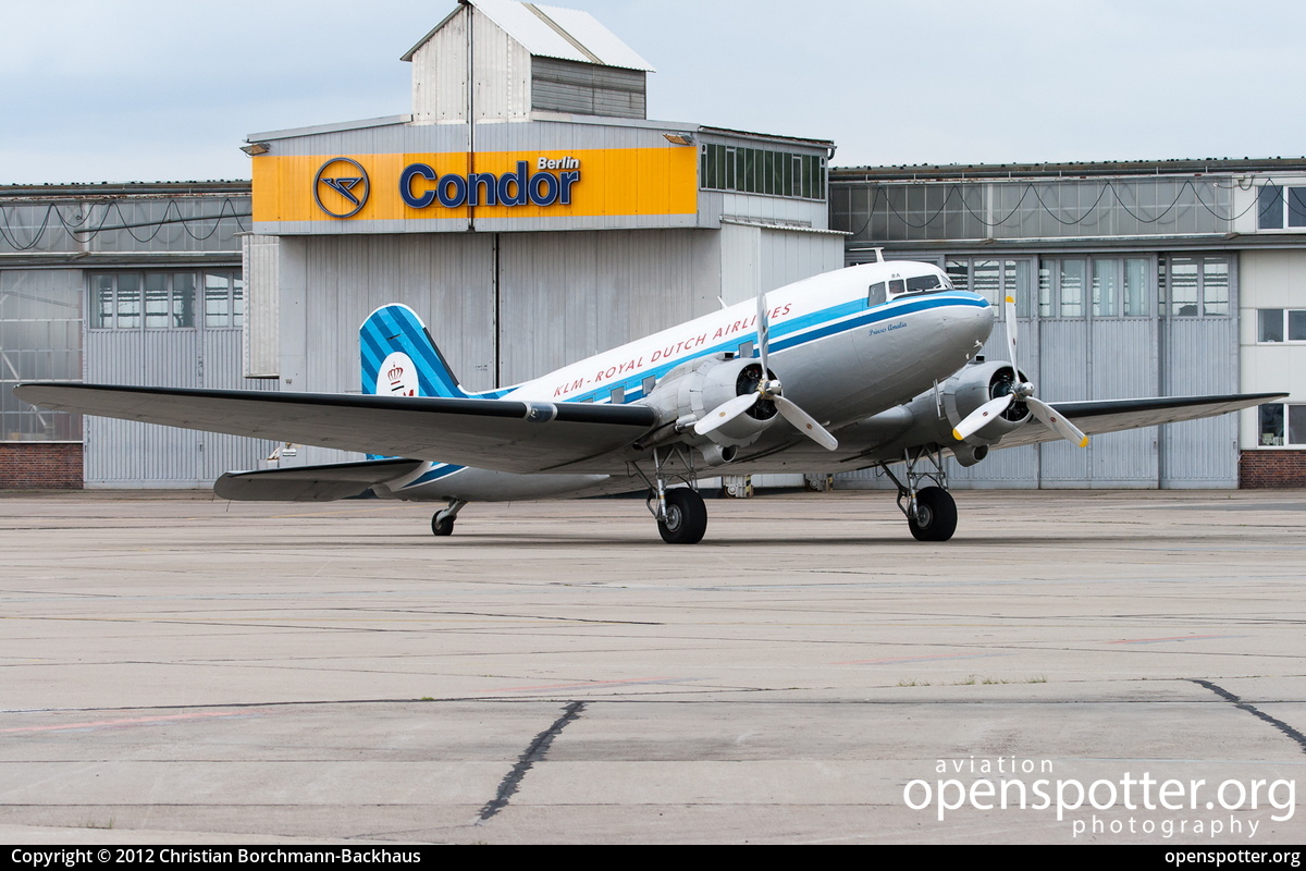 PH-PBA - KLM Royal Dutch Airlines Douglas DC-3C (S1C3G) at Berlin-Schönefeld International Airport (SXF/EDDB) taken by Christian Borchmann-Backhaus | openspotter.org | ID: 2934