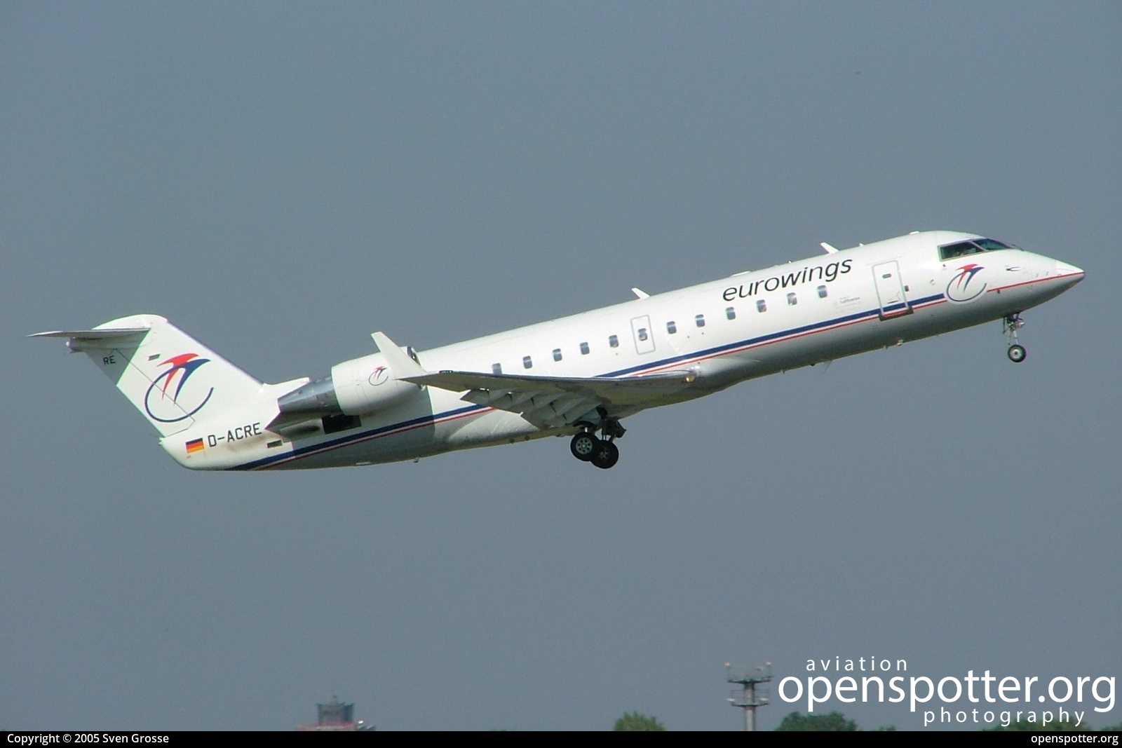 D-ACRE - Eurowings Canadair CL-600-2B19 Regional Jet CRJ-200LR at Berlin-Tegel Airport (TXL/EDDT) taken by Sven Grosse | openspotter.org | ID: 39503