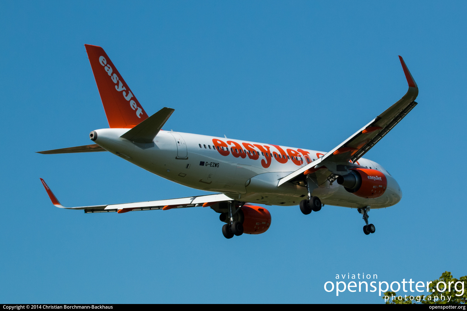 G-EZWS - easyJet Airbus A320-214(WL) at Berlin-Schönefeld International Airport (SXF/EDDB) taken by Christian Borchmann-Backhaus | openspotter.org | ID: 42356