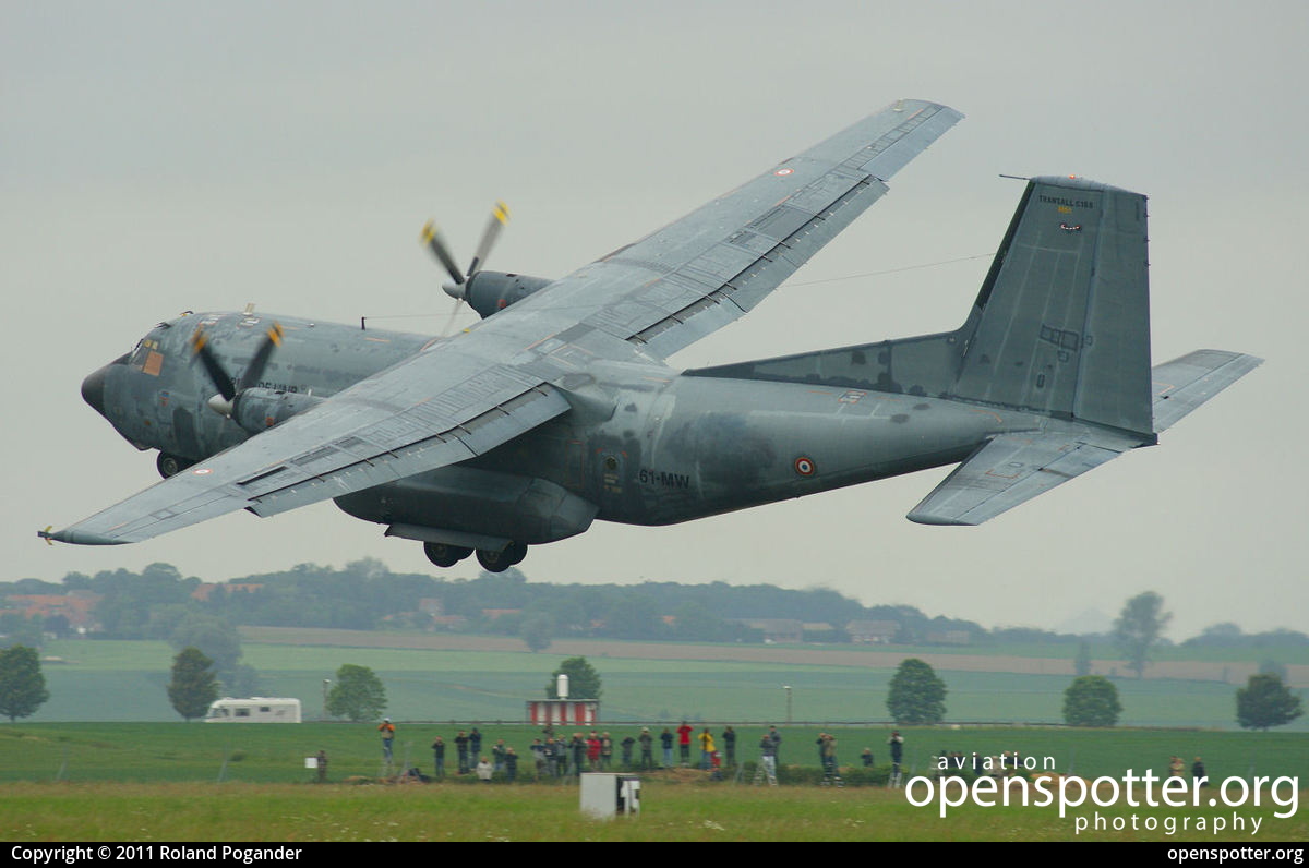 61-MW - France Air Force (Armée de l'Air) C-160R Transall at Cambrai – Épinoy Air Base (XCB/LFQI) taken by Roland Pogander | openspotter.org | ID: 4070