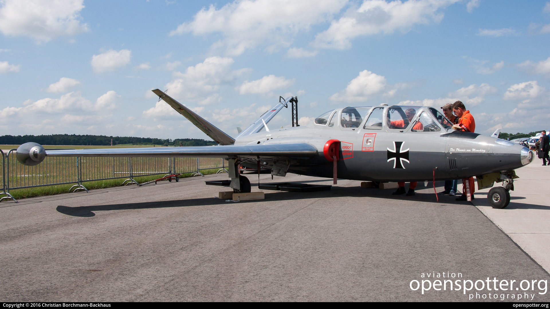 D-IFCC - Private / Untitled Fouga CM-170R Magister at Berlin-Schönefeld International Airport (SXF/EDDB) taken by Christian Borchmann-Backhaus | openspotter.org | ID: 66417