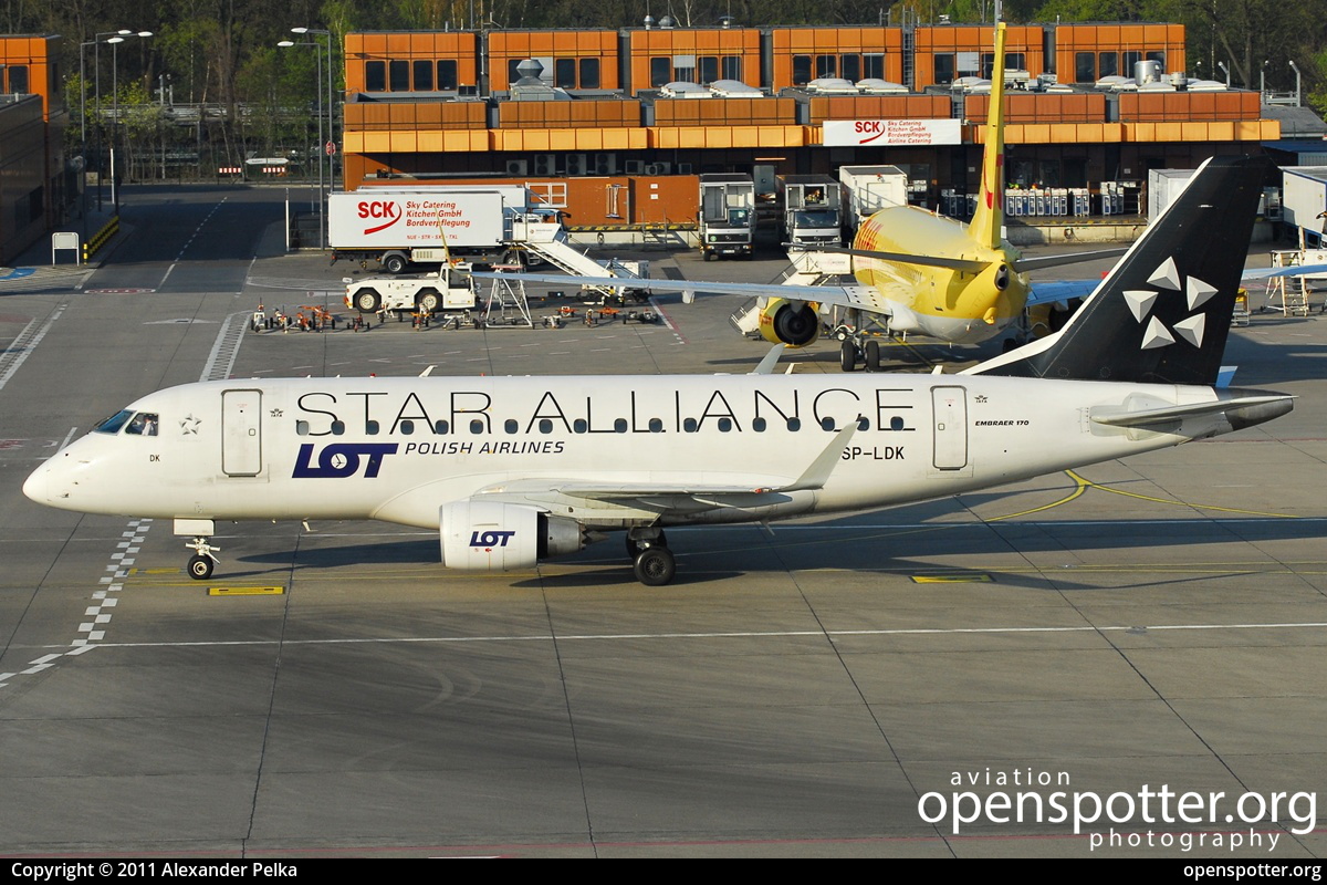 SP-LDK - LOT Polish Airlines Embraer ERJ-170STD (ERJ-170-100) at Berlin-Tegel Airport (TXL/EDDT) taken by Alexander Pelka | openspotter.org | ID: 11516