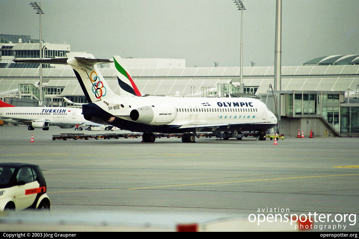 SX-BOA - Olympic Aviation Boeing 717-2K9 at Franz Josef Strauss International Airport (MUC/EDDM) taken by Jörg Graupner | openspotter.org | ID: 12167
