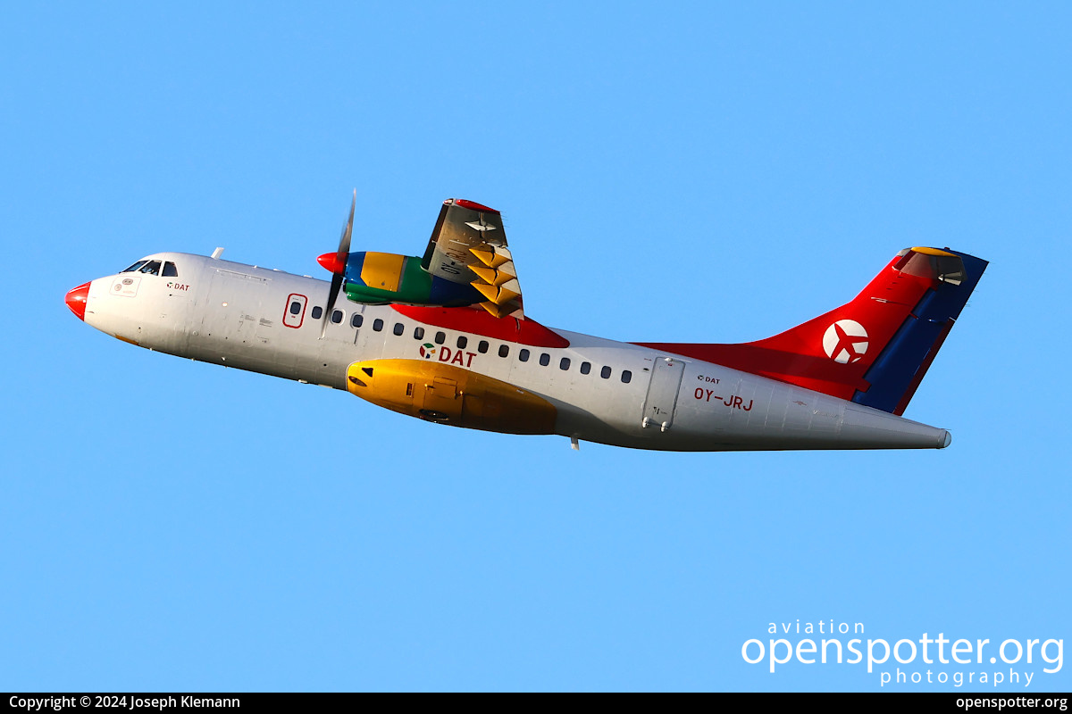 OY-JRJ - DAT Danish Air Transport ATR 42-320 at Saarbrücken Airport (SCN/EDDR) taken by Joseph Klemann | openspotter.org | ID: 89783