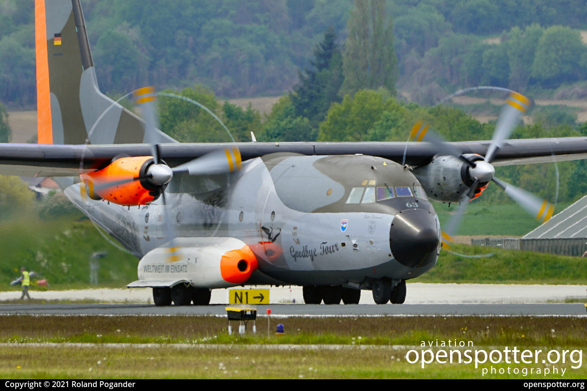 50+40 - German Air Force (Luftwaffe) C-160D Transall at off airport (Germany) (YYY/YYYY) taken by Roland Pogander | openspotter.org | ID: 73552