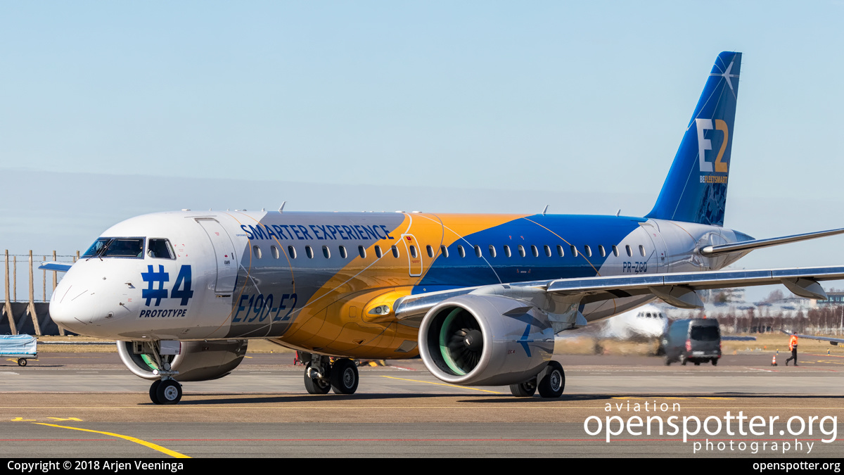 PR-ZGQ - Embraer (Empresa Brasileira De Aeronáutica) Embraer E190-E2 (ERJ-190-33-STD) at Schiphol Airport (AMS/EHAM) taken by Arjen Veeninga | openspotter.org | ID: 52476