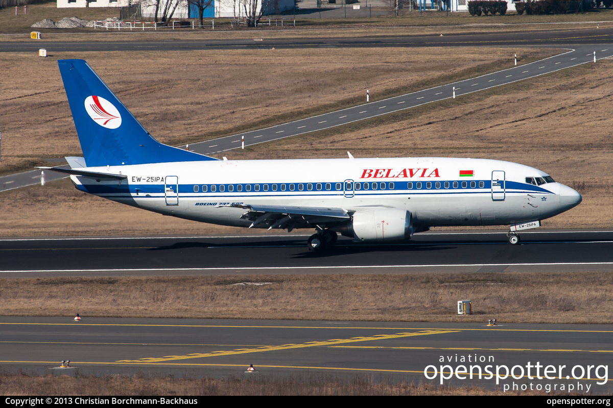 EW-251PA - Belavia Belarusian Airlines Boeing 737-5Q8 at Berlin-Schönefeld International Airport (SXF/EDDB) taken by Christian Borchmann-Backhaus | openspotter.org | ID: 6564