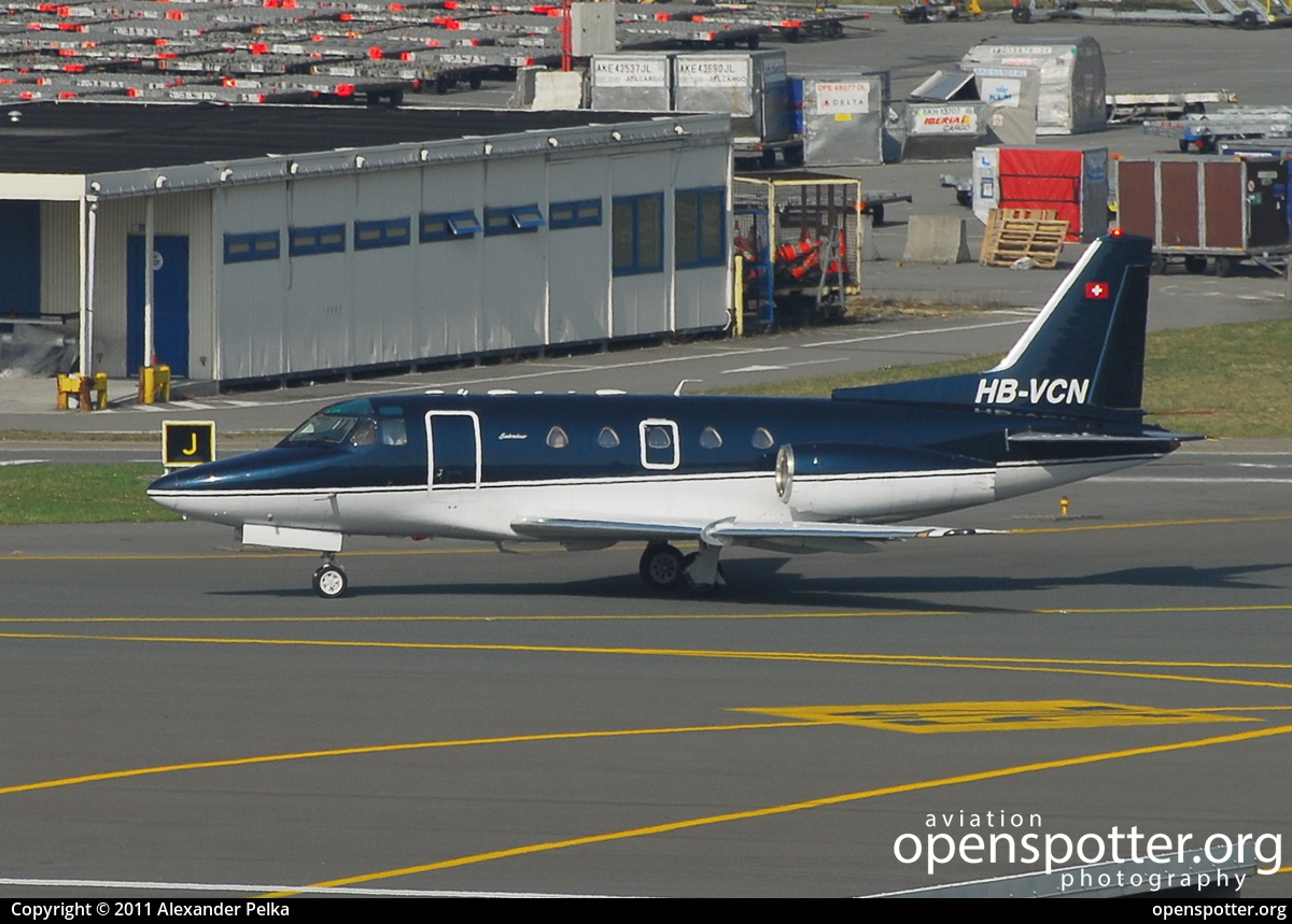 HB-VCN - Sonnig SA North American Rockwell NA-465 Sabreliner 65 at Brussels Airport (Zaventem Airport) (BRU/EBBR) taken by Alexander Pelka | openspotter.org | ID: 23017