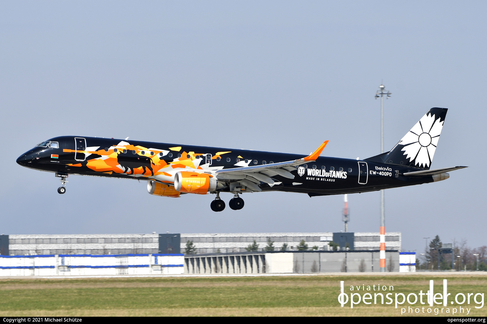 EW-400PO - Belavia Belarusian Airlines Embraer ERJ-195LR (ERJ-190-200 LR) at Berlin-Brandenburg (BER/EDDB) taken by Michael Schütze | openspotter.org | ID: 73024