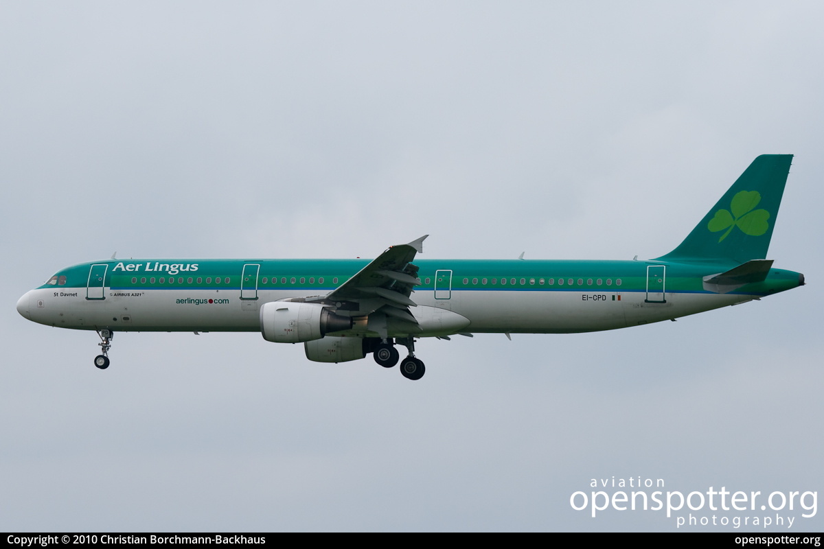 EI-CPD - Aer Lingus Airbus A321-211 at Berlin-Schönefeld International Airport (SXF/EDDB) taken by Christian Borchmann-Backhaus | openspotter.org | ID: 66