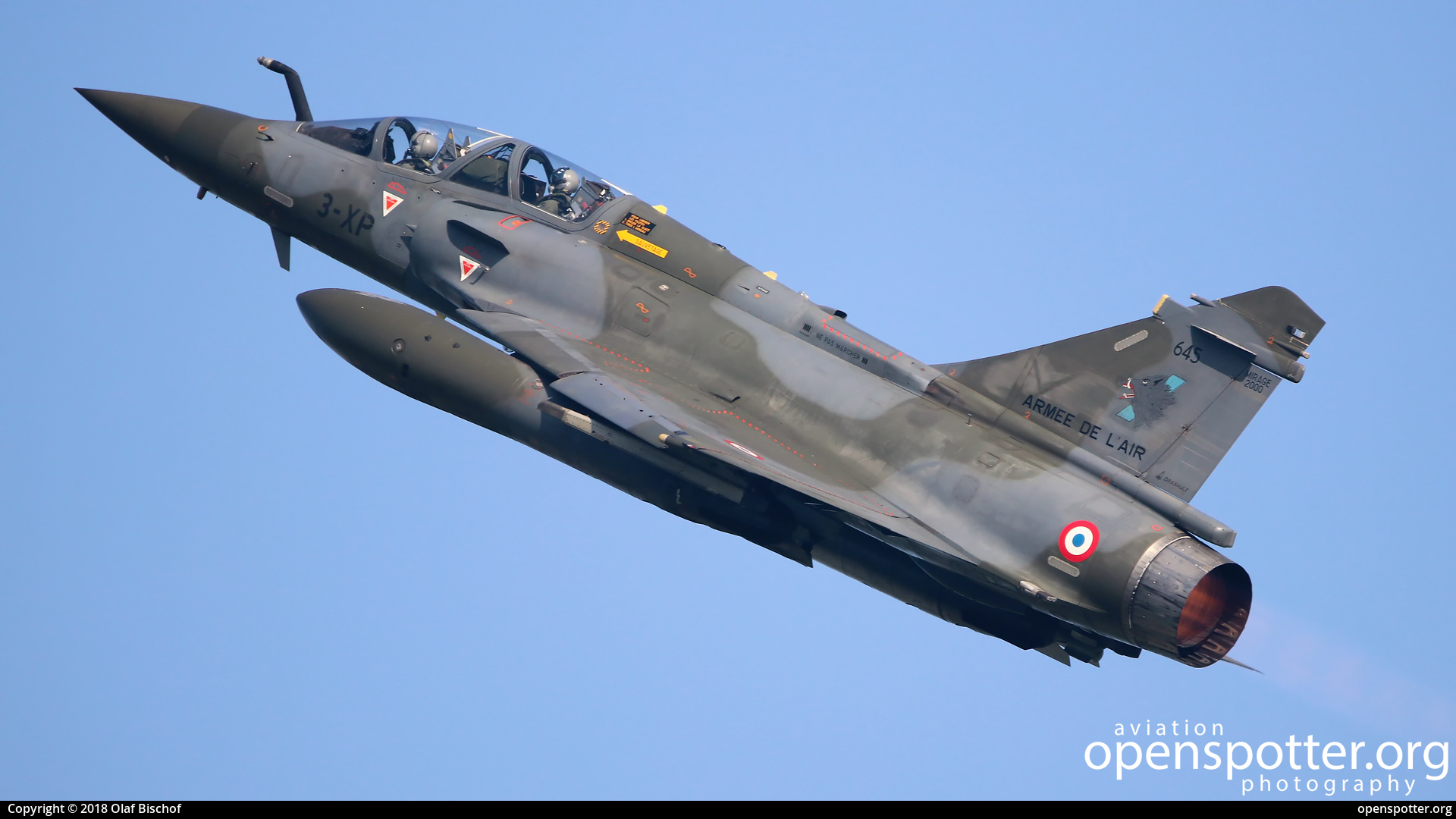 645 - France Air Force (Armée de l'Air) Dassault Mirage 2000D at Leeuwarden Airport (LWR/EHLW) taken by Olaf Bischof | openspotter.org | ID: 53370