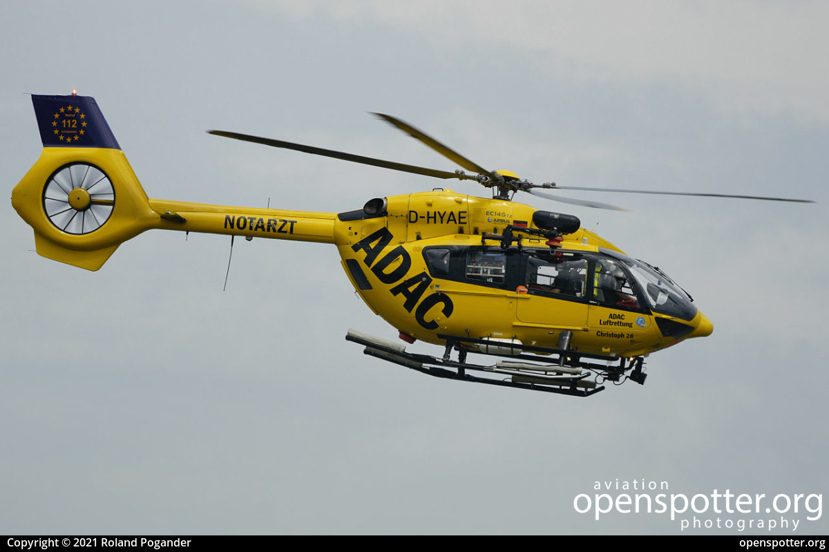 D-HYAE - ADAC Luftrettung Airbus Helicopters BK117-D2 (EC-145T2) at Fliegerhorst Wittmundhafen (ETNT) taken by Roland Pogander | openspotter.org | ID: 73533