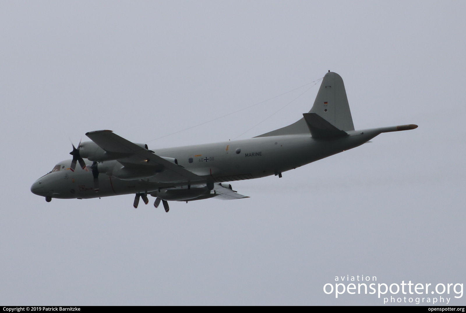 60+08 - German Navy (Marine) Lockheed P-3C at Fliegerhorst Nordholz (FCN/ETMN) taken by Patrick Barnitzke | openspotter.org | ID: 63933