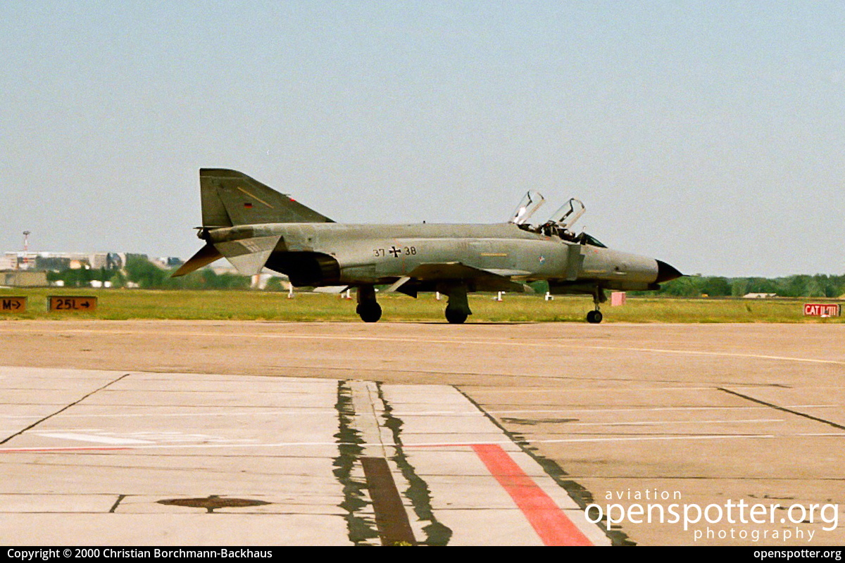 37+38 - German Air Force (Luftwaffe) McDonnell Douglas F-4F Phantom II at Berlin-Schönefeld International Airport (SXF/EDDB) taken by Christian Borchmann-Backhaus | openspotter.org | ID: 736