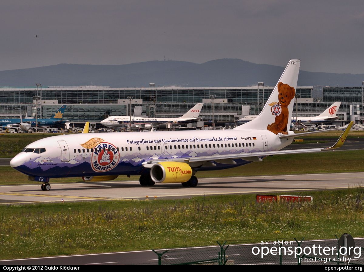 D-AHFR - TUIfly.com Boeing 737-8K5(WL) at Frankfurt International Airport (FRA/EDDF) taken by Guido Klöckner | openspotter.org | ID: 3356