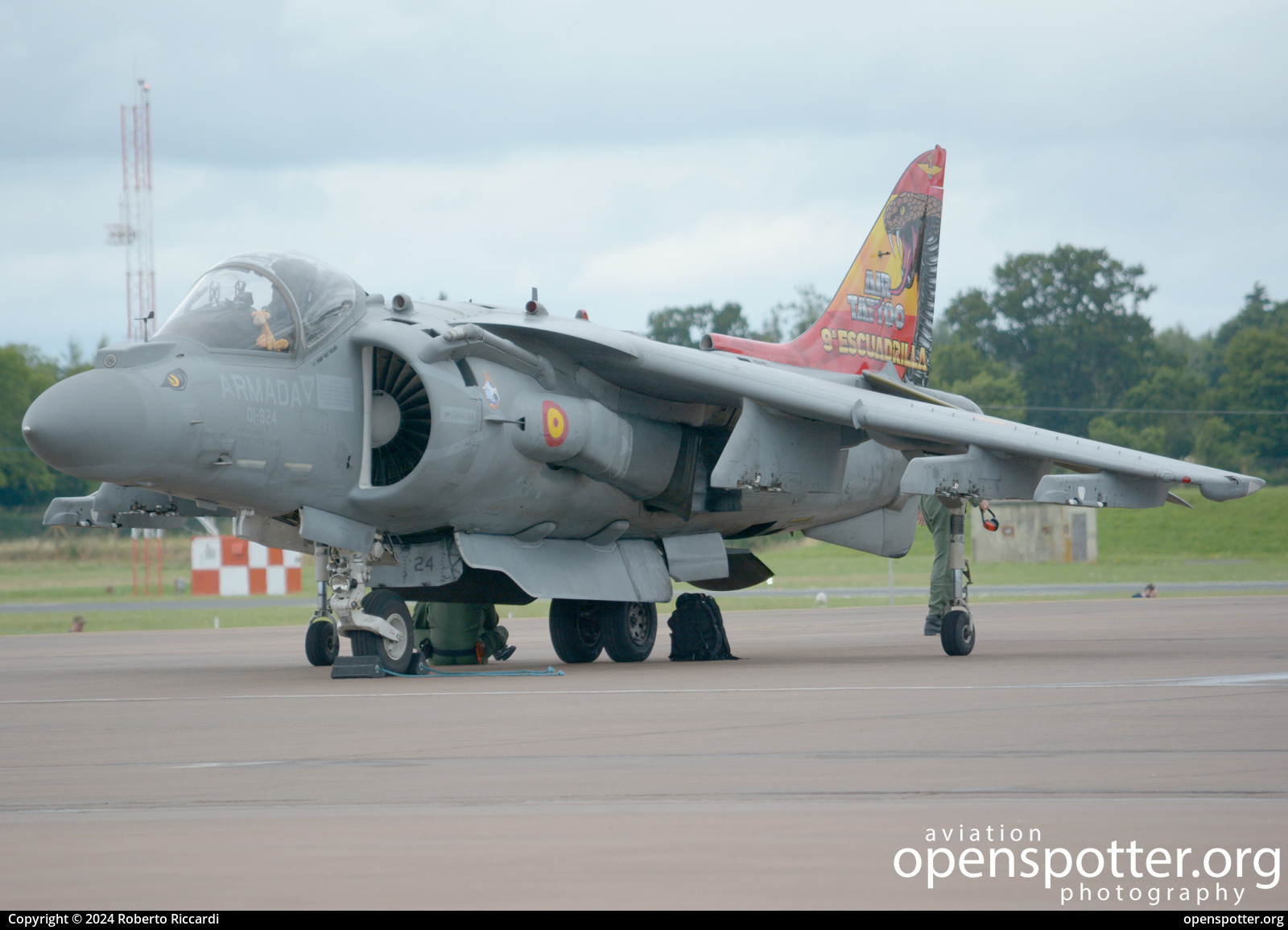 VA.1B-36 - Spanish Navy (Armada Española) McDonnell Douglas EAV-8B Harrier II at RAF Fairford (FFD/EGVA) taken by Roberto Riccardi | openspotter.org | ID: 89441